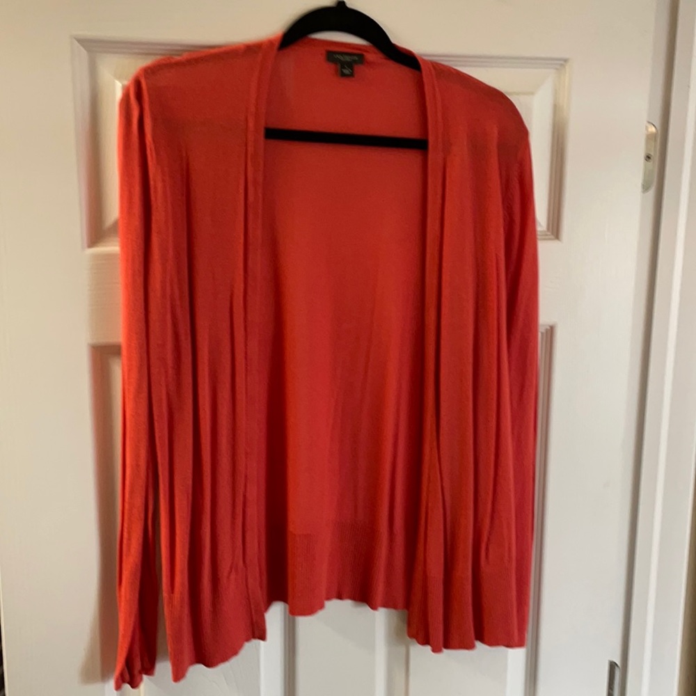 Ann Taylor orange (rusty) cardigan